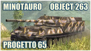 Minotauro, Object 263 & Progetto 65 • WoT Blitz Gameplay