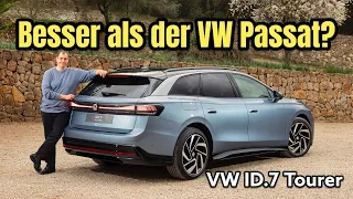 VW ID.7 Pro S Tourer - der vollelektrische VW Passat Variant? | Erster Blick-Test des E-Kombi