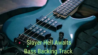 Slayer Hell Awaits (D#m ) Bass Backing Track With Vocals