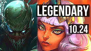 PYKE vs QIYANA (MID) | 17/0/4, Legendary, 7 solo kills, 66% winrate | TR Diamond | v10.24