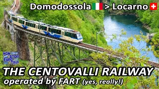 The SUPER SCENIC Centovalli Railway / Domodossola to Locarno in First Class