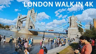 London walking tour in 4K