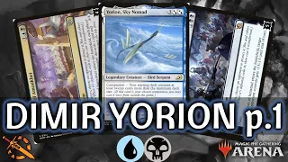 🔵⚫ Dimir Yorion, 56% Win Rate, part 1 | MTG Arena | Explorer | BO3 | March of the Machine