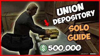 *EASY* $500,000 SOLO Double Money ! Union Depository Heist ( Autoshop Contract GUIDE) | GTA 5 Online