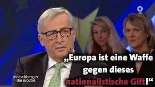 Jean-Claude Juncker bei maischberger. die woche 29.01.2020