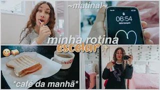 minha rotina escolar✨ ~matinal~