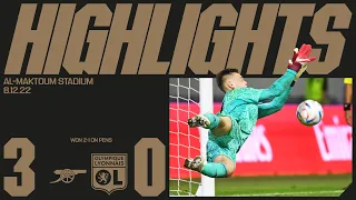 HIGHLIGHTS | Arsenal vs Lyon (3-0) | Gabriel, Nketiah & Vieira score + penalty shootout drama!