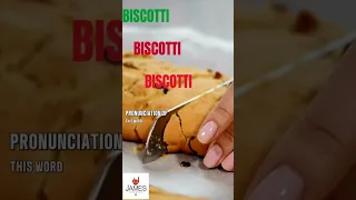 How to Pronounce Biscotti (Biscotto) #howtopronounce #italy #shorts