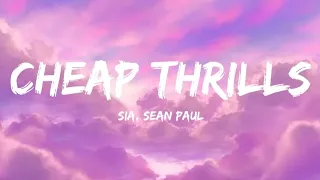 Cheap Thrills - Sia ft. Sean Paul (lyrics) | Aaryan.Cold1