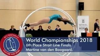 World Championships in Gymwheel 2018 Final straight line Martine van den Boogaard