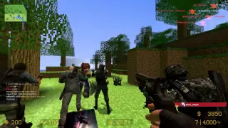 Counter-Strike Source: Zombie Escape - ZE_Minecraft_Adventure_v1_1 [Stage 1 - Overworld] funny fail