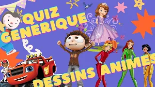 Quiz Générique Dessins Animés #3