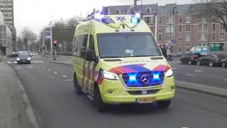 Brandweer, Ambulance en Politie met spoed van en naar meldingen in Rotterdam en omgeving! (31)