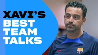 "At Barca, You Have To Give It All!" | Best Of Xavi Team Talks | FC Barcelona: A New Era