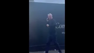 Millwall Fan Abuses David Moyes On The Streets Of London