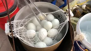 Vietnam balut DUCK EGG street food recipe - Street food in Vietnam