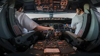 Rachas y alta temperatura al aterrizaje I B737MAX-9 Flight Deck