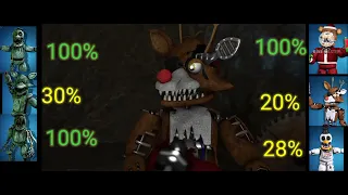 [SFM FNaF] drowned vs christmas with helth points