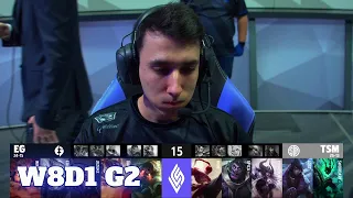 Evil Geniuses vs TSM | Week 8 Day 1 S11 LCS Summer 2021 | EG vs TSM W8D1 Full Game