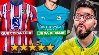 OLHA AS NOVAS CAMISAS DOS TIMES EUROPEUS PRA TEMPORADA 24/25 !! CITY LINDO? MADRID FEIO?