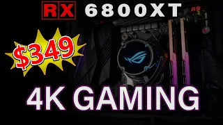 The BEST 4K Budget GPU, RX 6800XT in 23 AAA GAMES