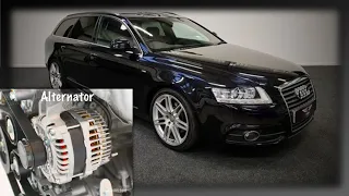 ALTERNATOR REPLACING ON AUDI A6 2.7 TDI!