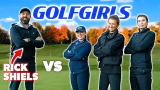 Rick Shiels vs GOLFGIRLS - 3 v 1 Match Play | Golf Girls Episode 9