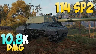 114 SP2 - 5 Kills 10.8K DMG - Elementary! - World Of Tanks