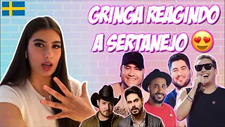 Gringa Reagindo A Forro/Sertanejo 2021! (Wesley Safadão + Barões Da Pisadinha + Saia Rodada + mais)