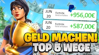 💸Mit DIESEN 7 Wegen kannst DU Geld mit FORTNITE verdienen (als Jugendlicher)🤑Fortnite TIPPS