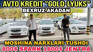 BEXRUZ AKADAN 1800$ JENTRA VA COBALT... MOSHINA NARXLARI TUSHDI... GOLD-LYUKS Avto kredit