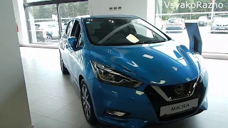 Nissan Micra 1.0 л  90 л.с. 2018 : экстерьер интерьер  субкомпактный малыш