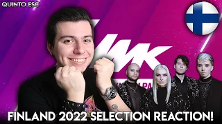 Eurovision 2022 - UMK 2022 Reaction(Finland National Selection) - Quinto ESC