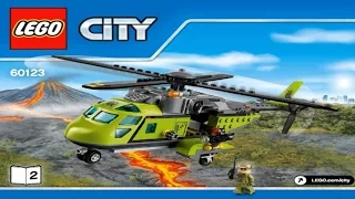 LEGO City 2016 Explorers VOLCANO SUPPLY HELICOPTER 60123 #2