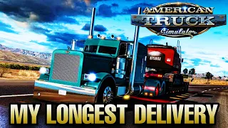 Doing a 3.6K Kilometer Delivery Satisfying Night Drives | American Truck Simulator ATS