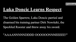 Luka Doncic Learns Respect - 10/26/18 - Story also in description