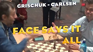 Carlsen has no idea what just happened | Grischuk - Carlsen | World BLitz
