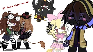 57 Facts about my AU!!! [] Fnaf Gacha Club [] 2k+ special!! [] TW: BLOOD & DEATH []