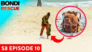 Suspicious Thief Searches For Unattended Bags | Bondi Rescue Season 8 Episode 10 (OFFICIAL UPLOAD)