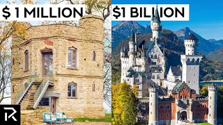 $1 Million VS $1 Billion Castles