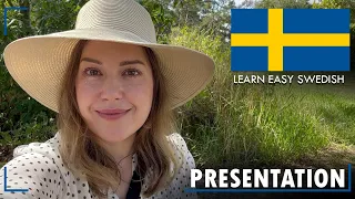 Learn Easy Swedish - Presentation (in slow Swedish)