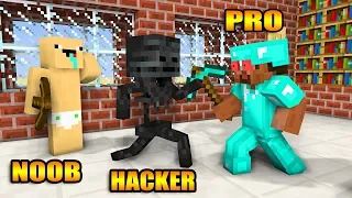 Monster School : NOOB VS PRO VS HACKER BUILD CHALLENGE