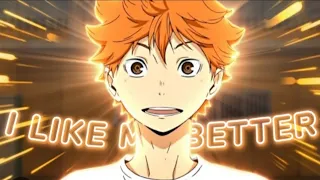 I LIKE ME BETTER | Hinata Shoyo X Haikyu..AMV