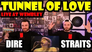 DIRE STRAITS - TUNNEL OF LOVE (LIVE AT WEMBLEY 85) | REMARKABLE PERFORMANCE!!! | FIRST TIME REACTION