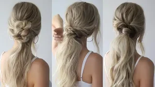 HOW TO: EASY PONYTAIL HAIRSTYLES 💫Long Hairstyles