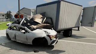 Loss Of Control Car Crashes #18 - BeamNG Drive |#4k