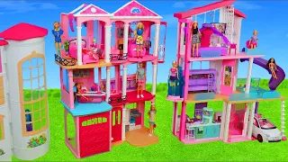 Comparação de casa de boneca para crianças