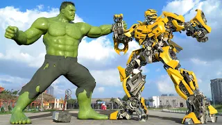 Hulk vs Bumblebee - Fight Scene - The Avengers vs Transformers #2024 | Universal Pictures [HD]