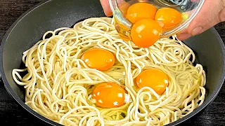 Traditional family recipe. I've never cooked spaghetti and eggs so deliciously!