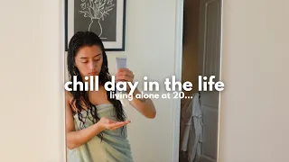 what living alone at 20 is really like... (spend a day with me *calm* vlog)